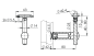 Preview: Edelstahl V2A Handlaufträger zum Pfosten Rohr Handaluf 42,4 rund seitlich, Wandlaufhalter Geländer